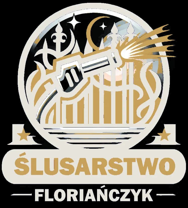 Logo Ślusarstwo Floriańczyk — bramy, ogrodzenia, konstrukcje stalowe